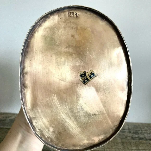 Vintage Brass tea caddy canister - Picture 9 of 10